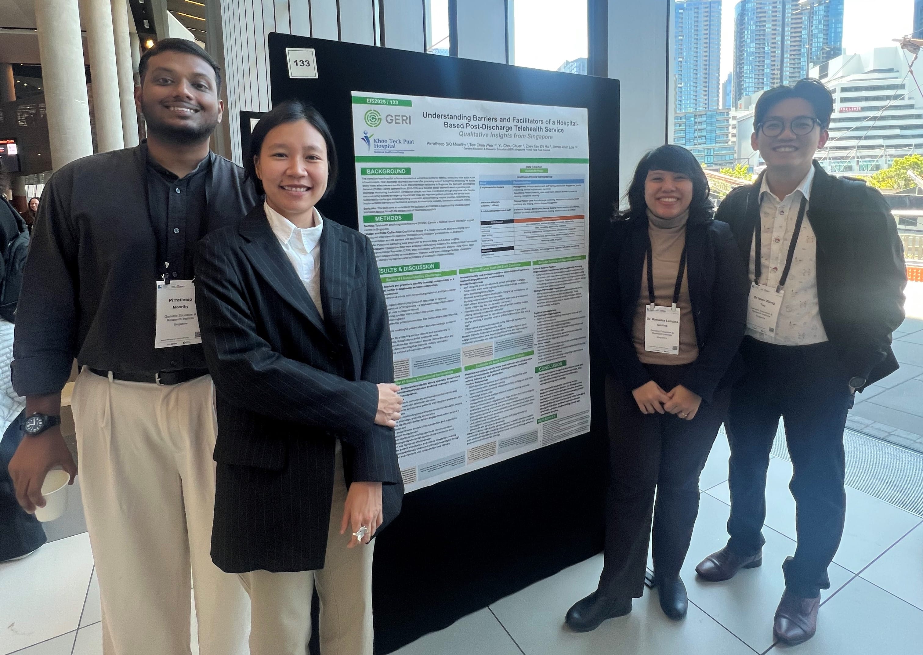 GERI researchers at the Evidence and Implementation Summit (EIS) 2025
